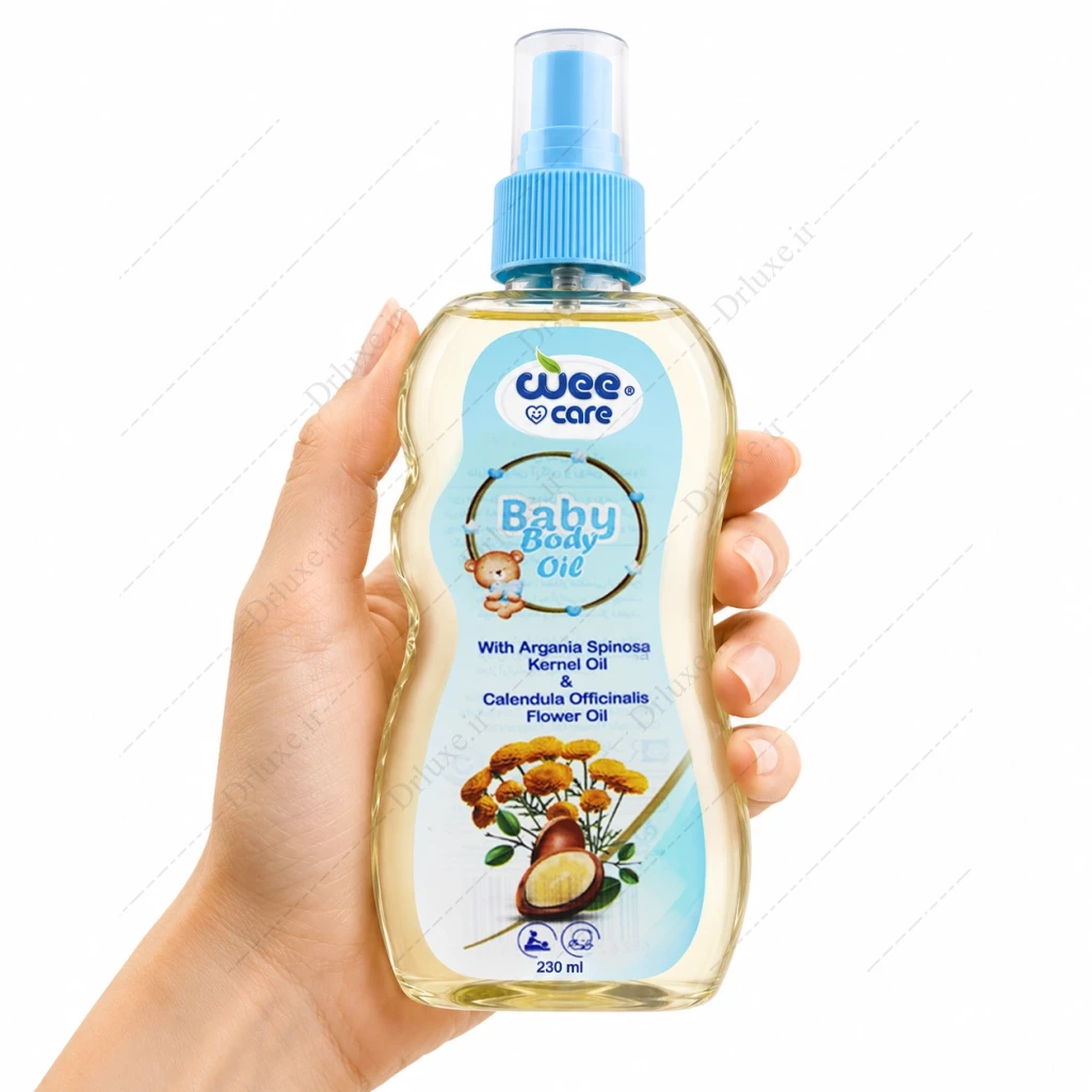 روغن بدن کودک وی کر حاوی روغن آرگان و کالاندولا 230 میلی‌لیتر